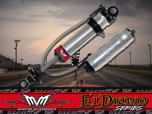 El Diablo Series 2-Way Adjustable Rear Monotube Canister Shock