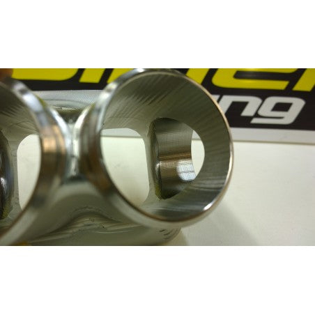 Load image into Gallery viewer, 2 to T4 Twin Wastegate Billet Merge Collector
