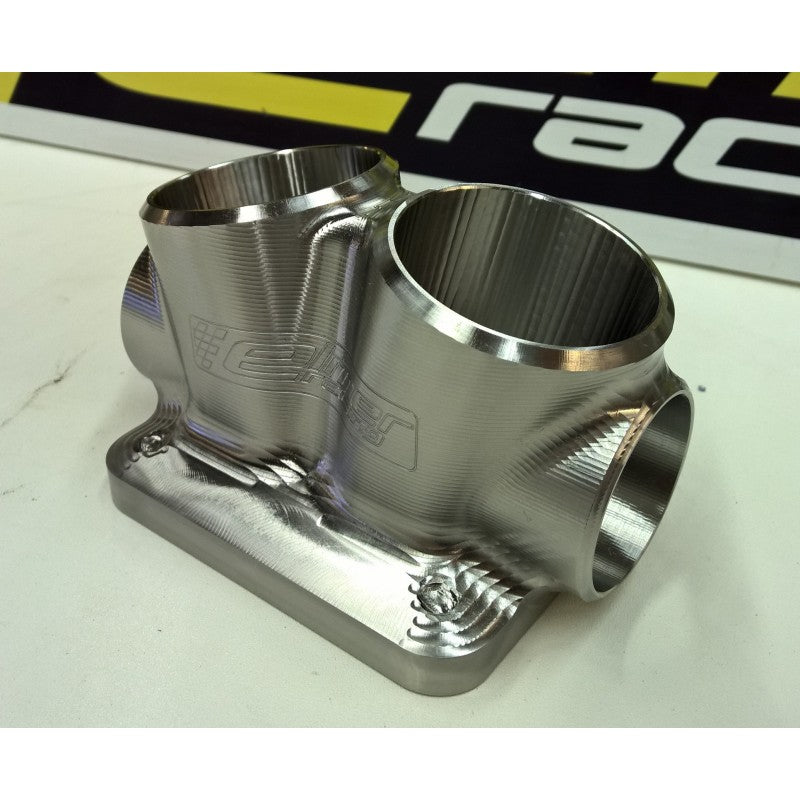Load image into Gallery viewer, 2 to T4 Twin Wastegate Billet Merge Collector
