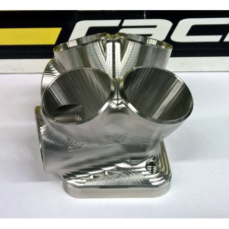 4to1 T3 Twin 42.4x2mm Billet Merge Collector