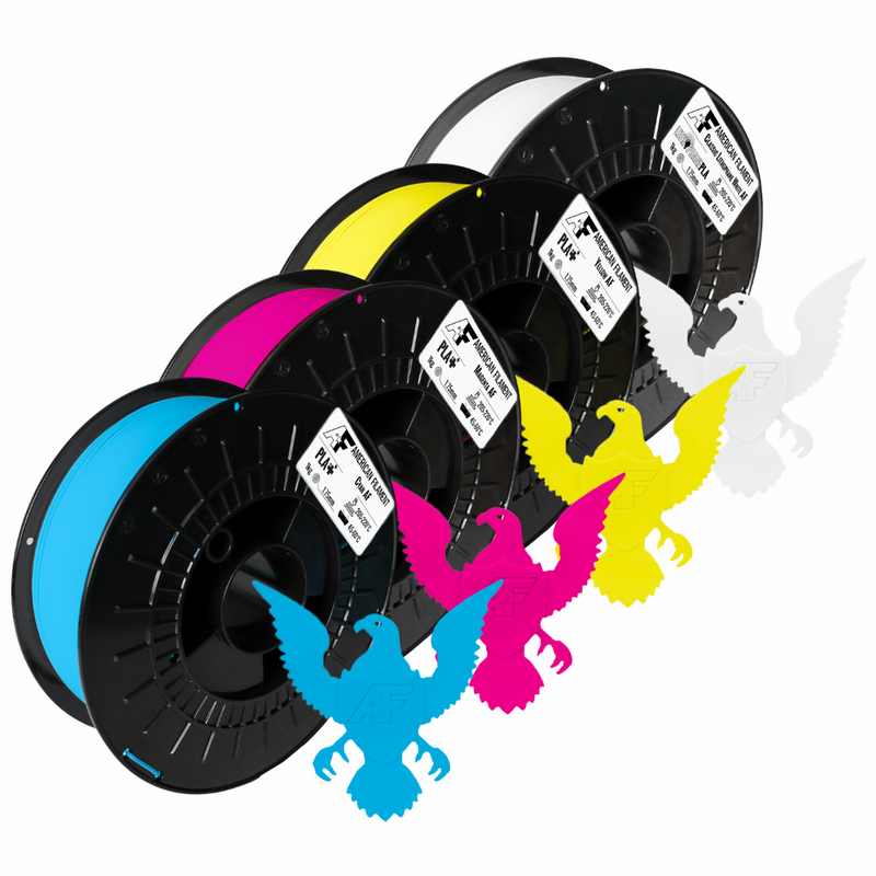 Load image into Gallery viewer, CMYK PLA+ Color Sample Swatch Set
