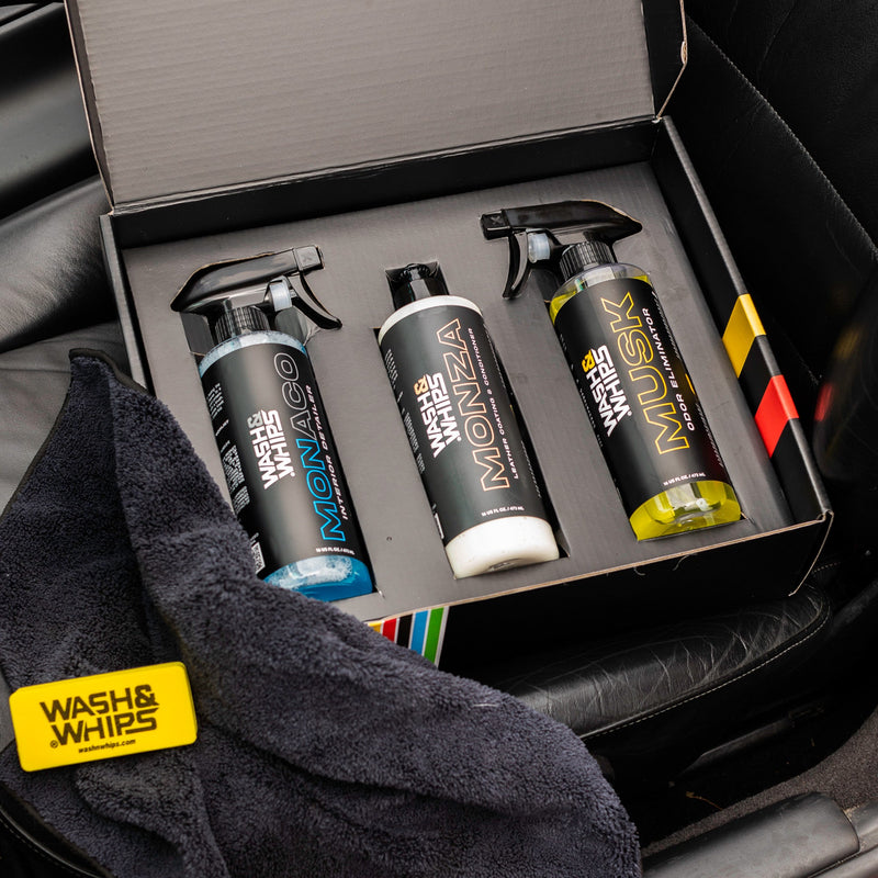 Load image into Gallery viewer, WASH&amp;WHIPS 3-Step Car Care System
