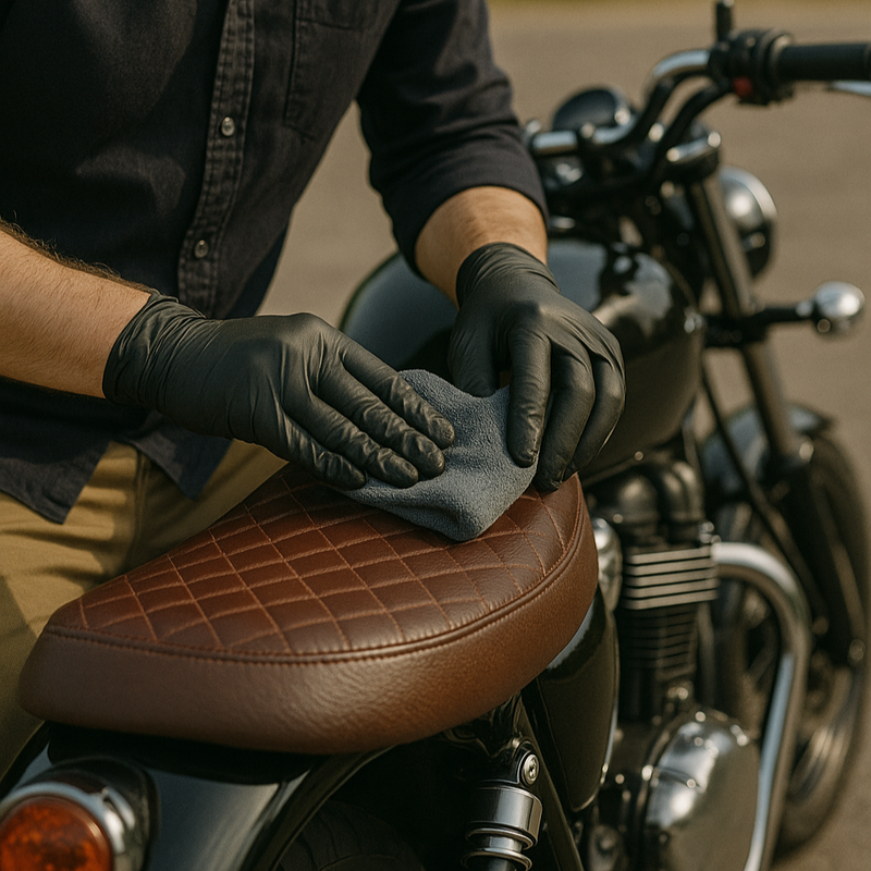 Load image into Gallery viewer, WASH&amp;WHIPS MotoPro Motorcycle Detailing Kit - Bug Remover, Leather Care, Ceramic Spray
