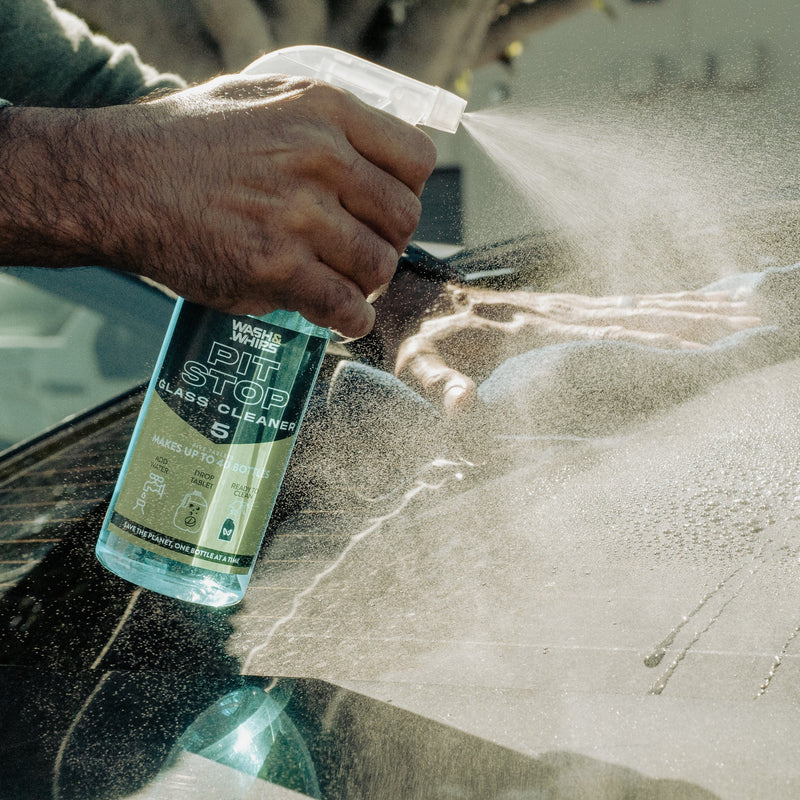 Load image into Gallery viewer, WASH&amp;WHIPS Pit Stop Glass Cleaner / All Surface Cleaner Refill Tablets (Makes 5 Gallons)
