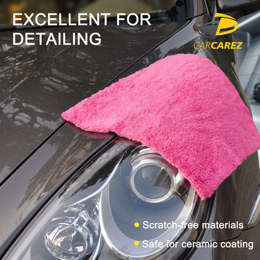 WASH&WHIPS Edgeless Microfiber Coral Fleece with Ultrasonic Edge
