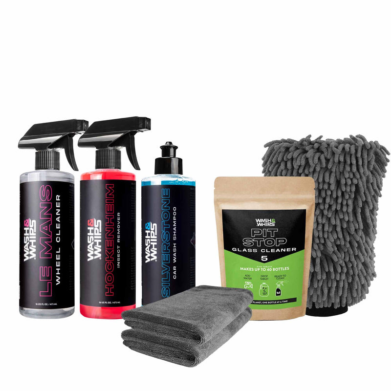 Load image into Gallery viewer, WASH&amp;WHIPS New Car Care Kit
