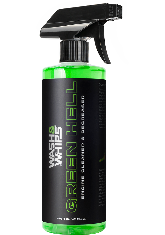 Load image into Gallery viewer, WASH&amp;WHIPS Green Hell Engine Cleaner &amp; Degreaser
