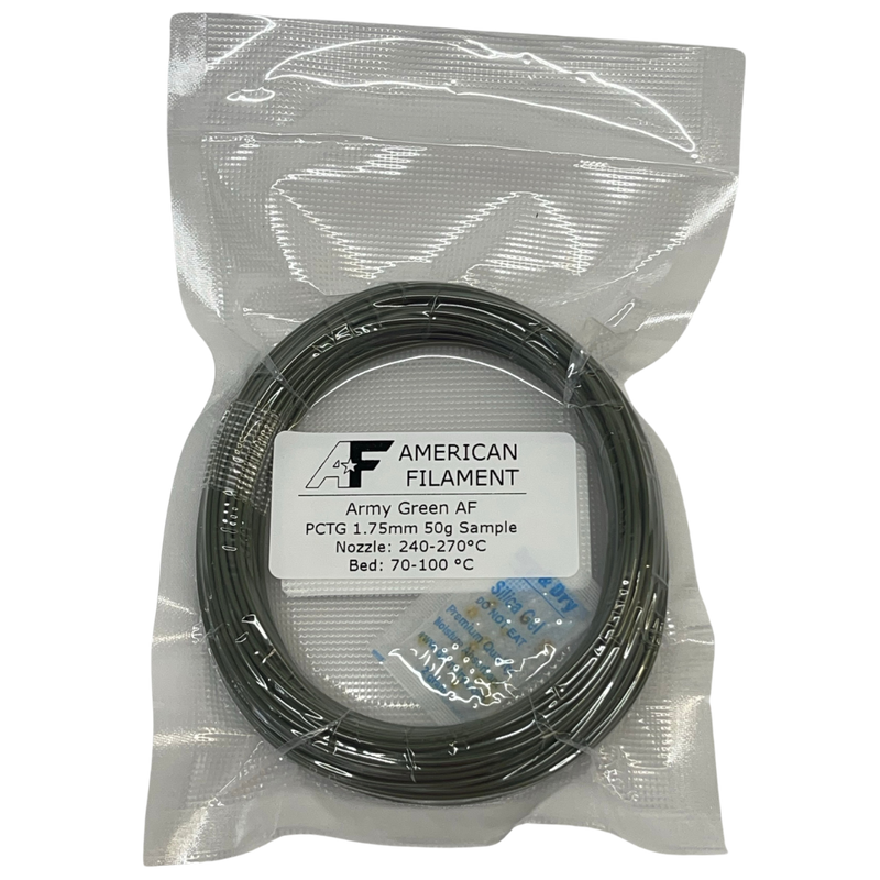 Load image into Gallery viewer, Army Green AF 1.75mm PCTG Filament Made in the USA!
