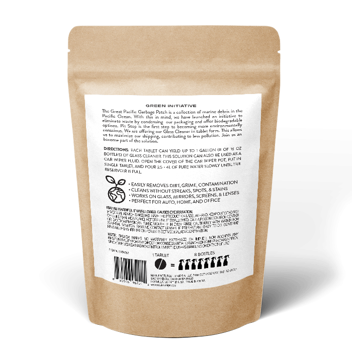 Load image into Gallery viewer, WASH&amp;WHIPS Pit Stop Glass Cleaner / All Surface Cleaner Refill Tablets (Makes 5 Gallons)
