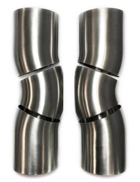 SS304 Elbow X-Pipe - Small Crossover (Ready to Weld)