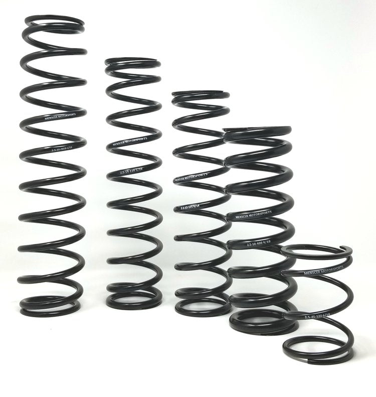 12" Length, 2.5" I.D. Menscer Motorsports Black Coil Spring (Sold In Pairs)