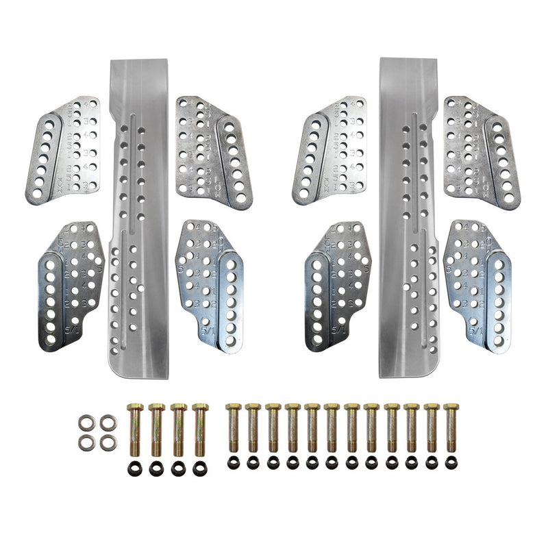 Load image into Gallery viewer, Extreme 1/8 Inch Adjustable Billet 4-Link Chassis Brackets Kit

