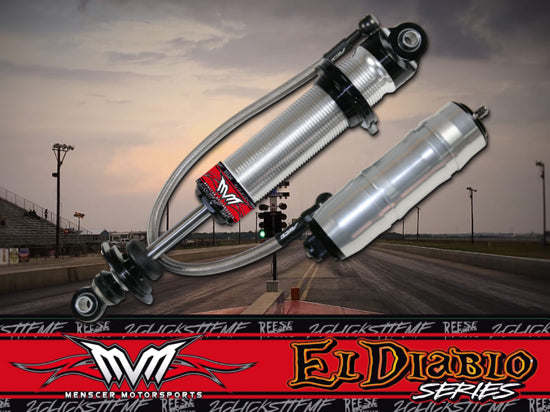 Load image into Gallery viewer, El Diablo Series 2-Way Adjustable Rear Monotube Canister Shock
